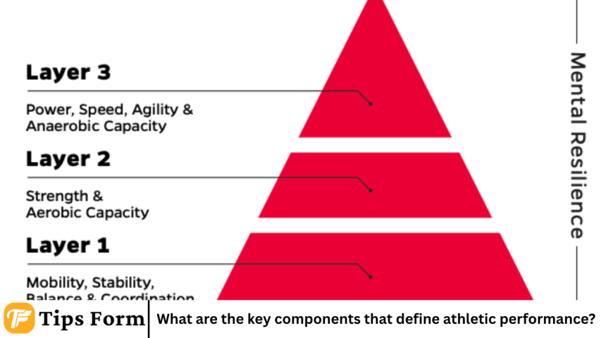 What are the key components that define athletic performance?